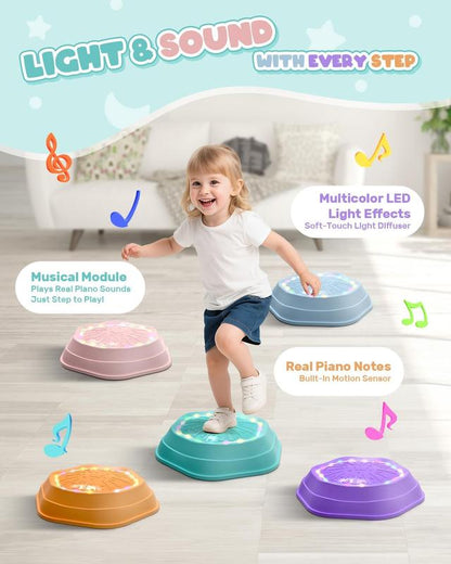 Evaric™ LightStep Musical Stones