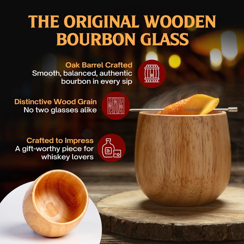 Evaric™ Charred Oak Whisky Glass