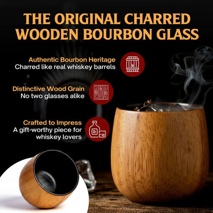 Evaric™ Charred Oak Whisky Glass